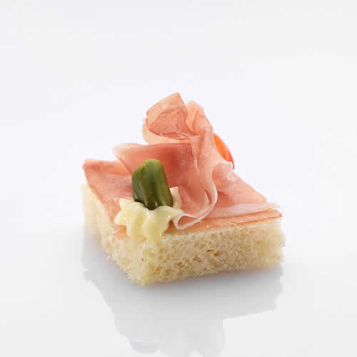 Amouse-Bouche with Dry-Cured Ham